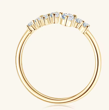 0.30CT Moissanite Women’s Ring – 925 Sterling Silver