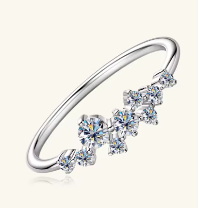 0.30CT Moissanite Women’s Ring – 925 Sterling Silver