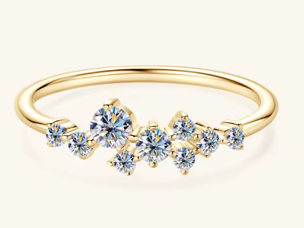 0.30CT Moissanite Women’s Ring – 925 Sterling Silver