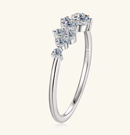 0.30CT Moissanite Women’s Ring – 925 Sterling Silver