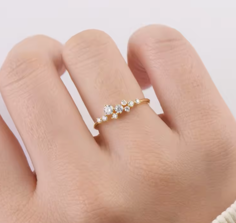 0.30CT Moissanite Women’s Ring – 925 Sterling Silver