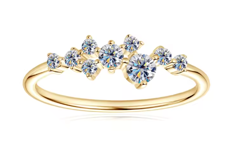 0.30CT Moissanite Women’s Ring – 925 Sterling Silver