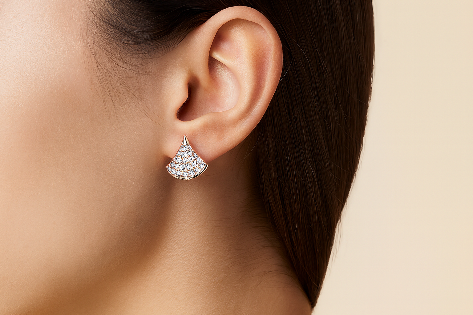 D-Color Moissanite Earrings – S925 Sterling Silver Light Luxury High-End Studs